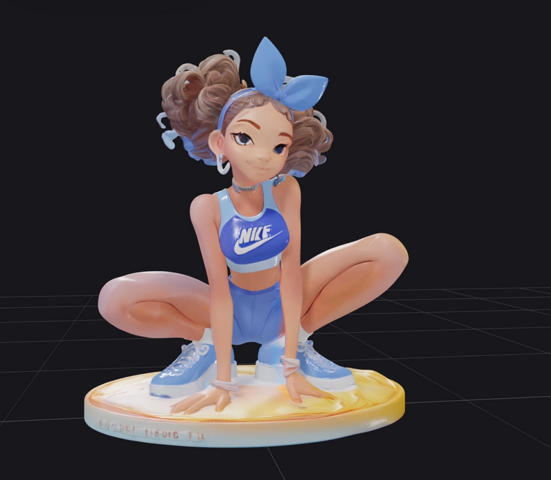 Monique（Bops系列）3D打印模型|Monique (Bops Series) – 3D Print Model