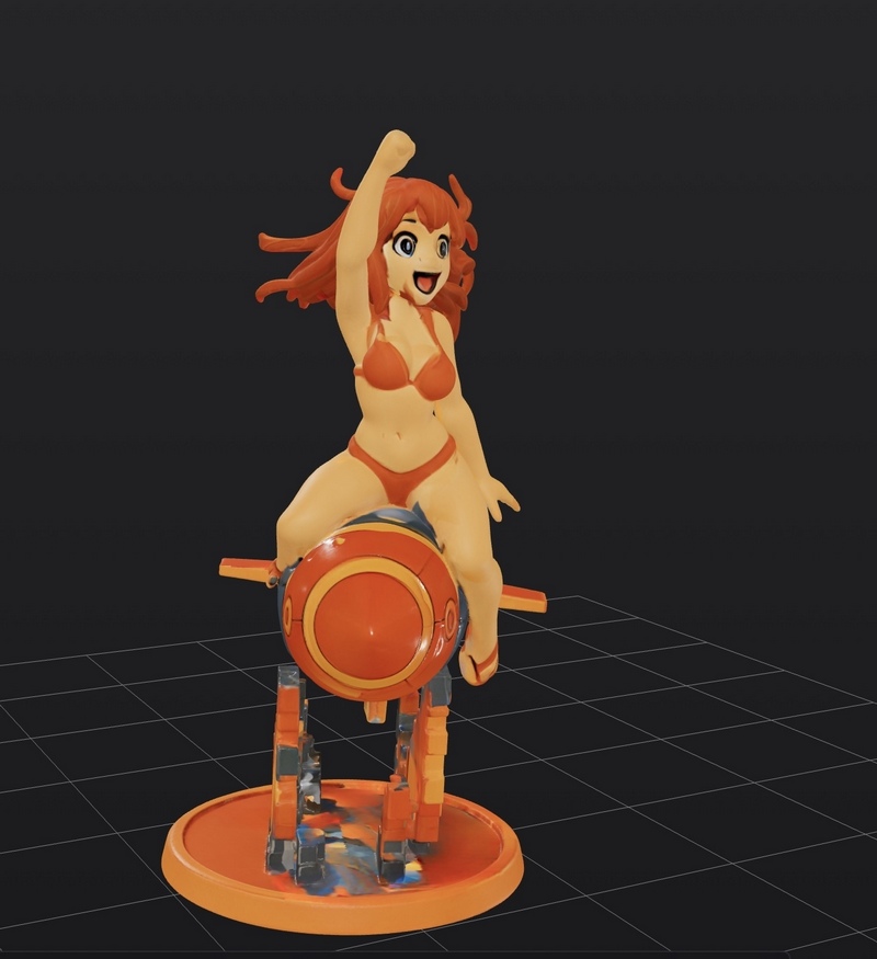 导弹少女 3D打印模型|Missile Girl – 3D Print Model