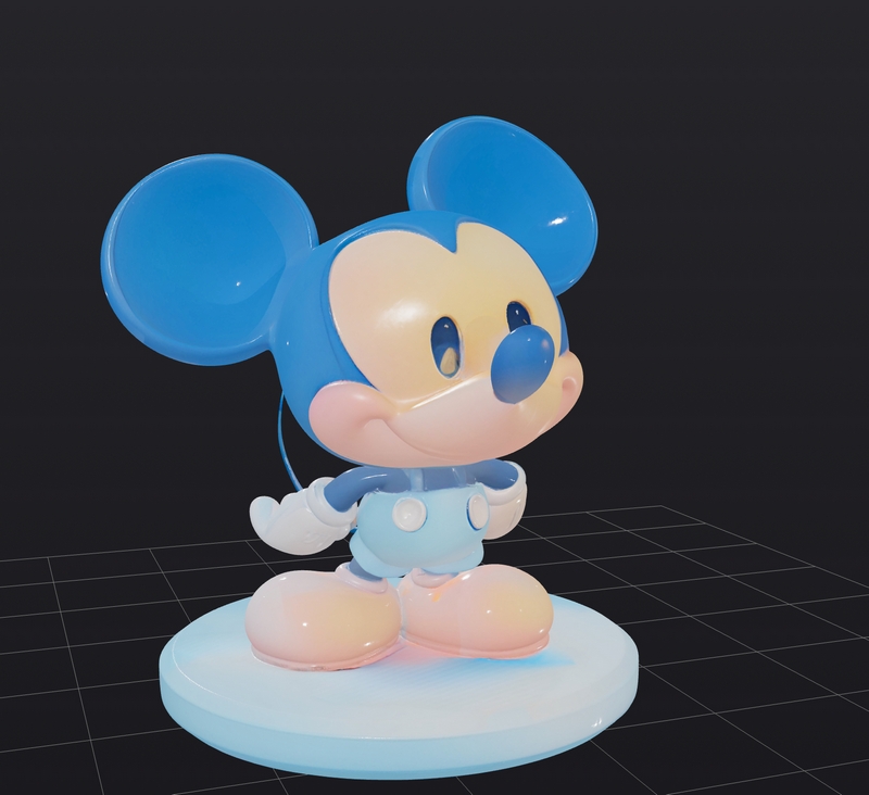 米奇老鼠 3D打印模型|Mickey Mouse – 3D Print Model