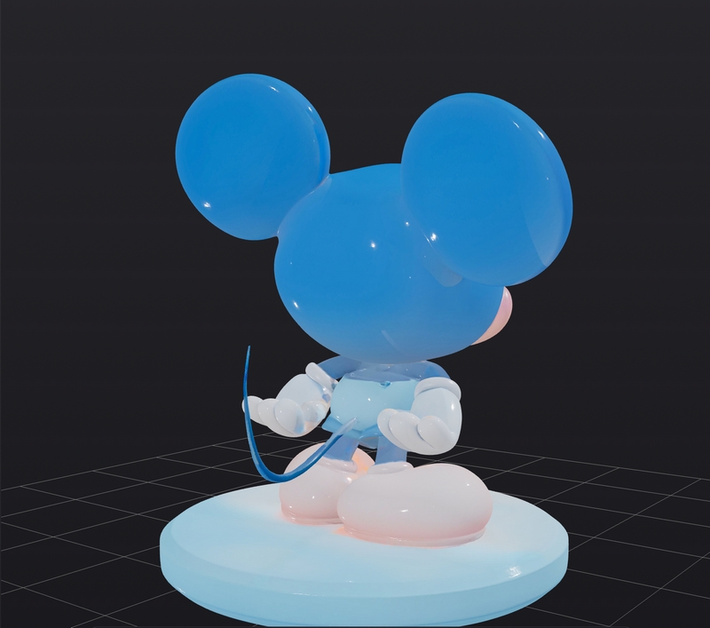 米奇老鼠 3D打印模型|Mickey Mouse – 3D Print Model