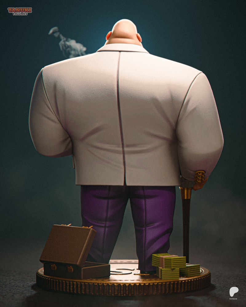 唐兔造型-蜘蛛侠-3D打印模型|Tanuki Figures – Kingpin – Spider-Man – Toon – 3D Print Model