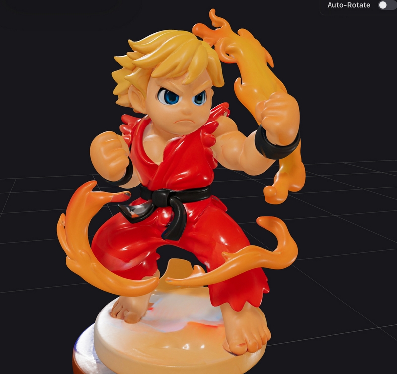 肯 - 3D打印动漫角色模型|Ken – 3D Print Model