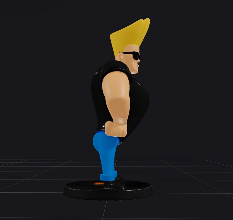 Johnny Bravo 3D打印模型|Johnny Bravo – 3D Print Model