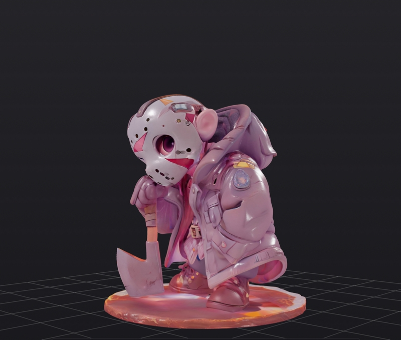 Jason V. - 3D打印动漫角色模型|Jason V. – 3D Print Model