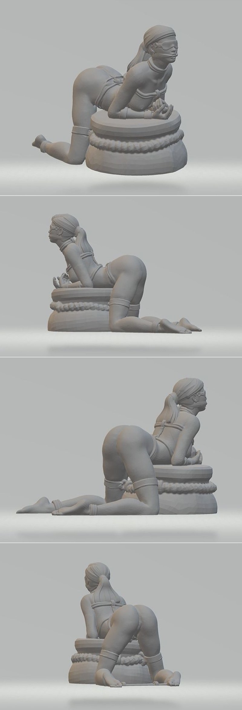 3D打印模型：性感少女 Alicia|Alicia Sexy Girl – 3D Print Model STL