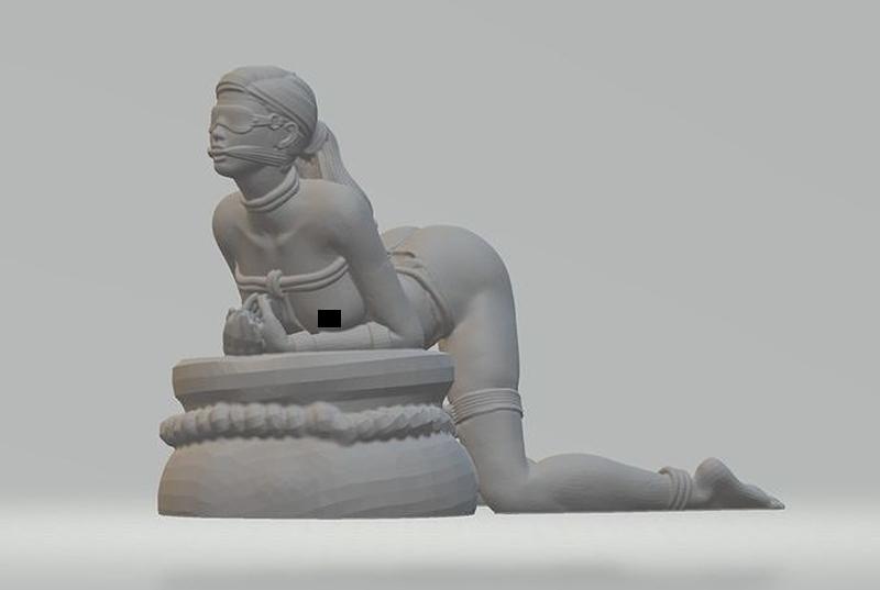 3D打印模型：性感少女 Alicia|Alicia Sexy Girl – 3D Print Model STL