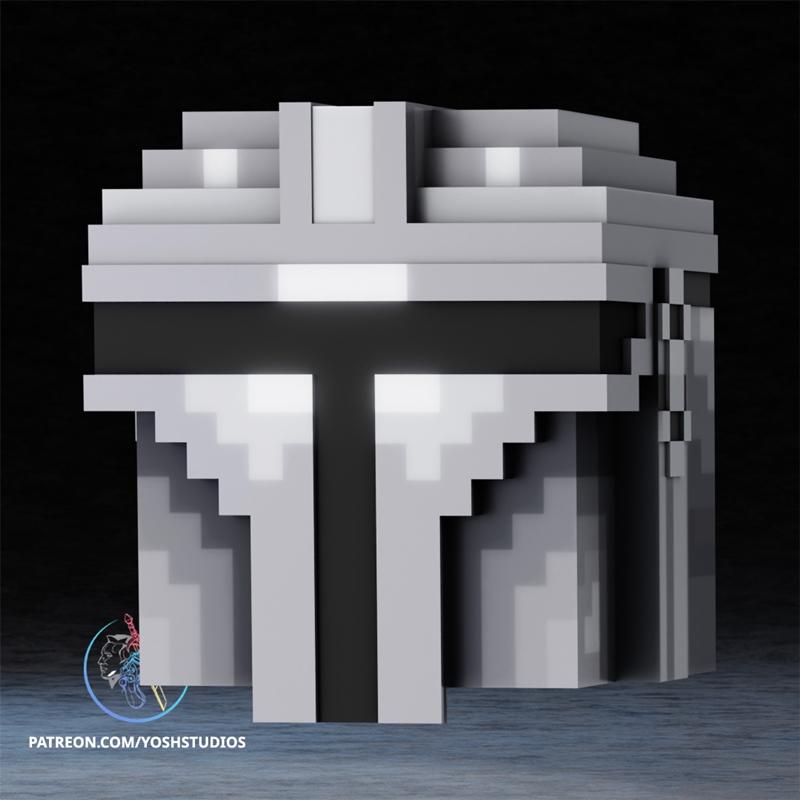 我的世界 曼多 3D打印模型|Minecraft Mando – 3D Print Model STL