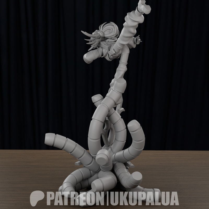Ukupalua《Riyo Reaper》角色3D打印模型|Ukupalua – Riyo Reaper – Gachiakuta – 3D Print Model