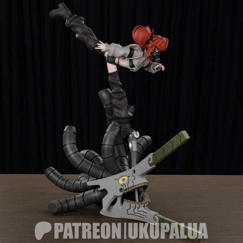 Ukupalua《Riyo Reaper》角色3D打印模型|Ukupalua – Riyo Reaper – Gachiakuta – 3D Print Model
