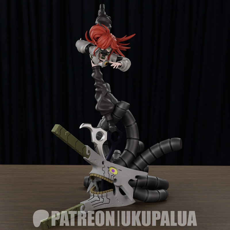 Ukupalua《Riyo Reaper》角色3D打印模型|Ukupalua – Riyo Reaper – Gachiakuta – 3D Print Model
