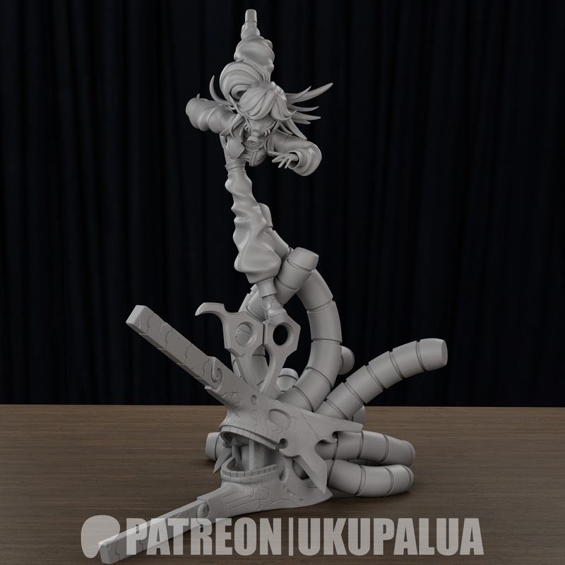 Ukupalua《Riyo Reaper》角色3D打印模型|Ukupalua – Riyo Reaper – Gachiakuta – 3D Print Model