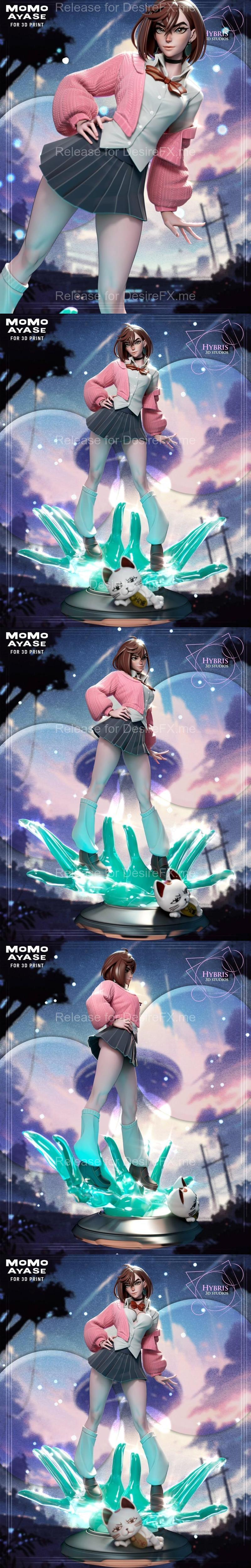 Dandadan 模组妈妈 3D打印模型|Hybris Studios – Dandadan – Momo Ayase – 3D Print Model STL