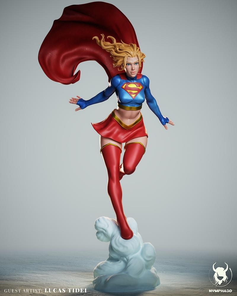 Nympha超女 3D打印模型|Nympha – Supergirl – 3D Print Model STL