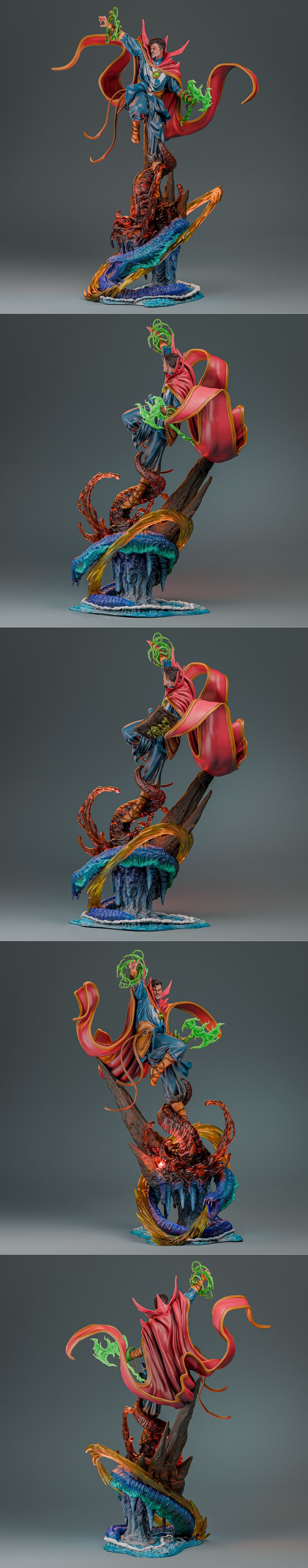 CA 3D Studios - 变形金刚 - 斯特兰奇3D打印模型|CA 3D Studios – Doctor Strange – 3D Print Model STL