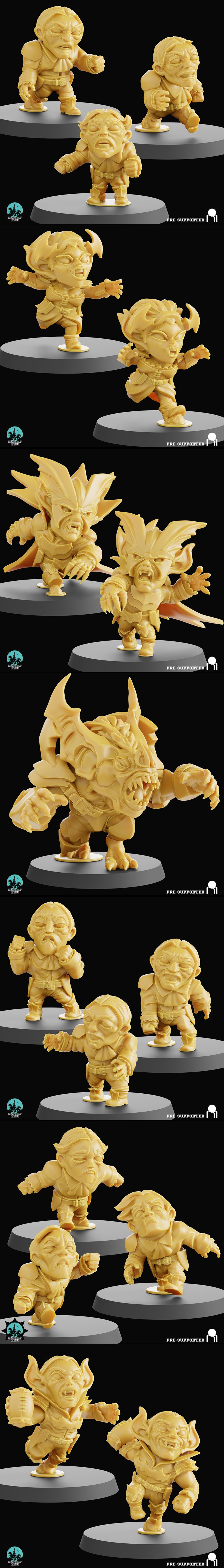 路径之域——血滴——吸血鬼团队——3D打印模型|Realm of Paths – Blood Drop – Vampire Team – 3D Print Model STL