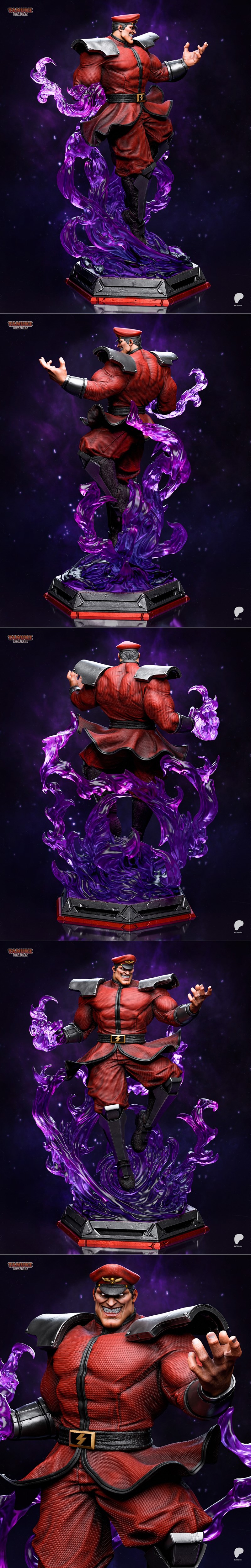 街霸M·比萨3D打印模型|Tanuki Figures – M. Bison – Street Fighter – 3D Print Model STL