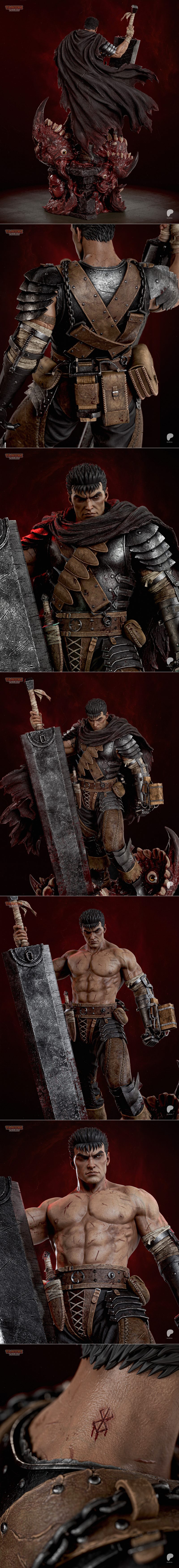 Tanuki角色3D打印模型|Tanuki Figures – Guts – Bersek – 3D Print Model STL