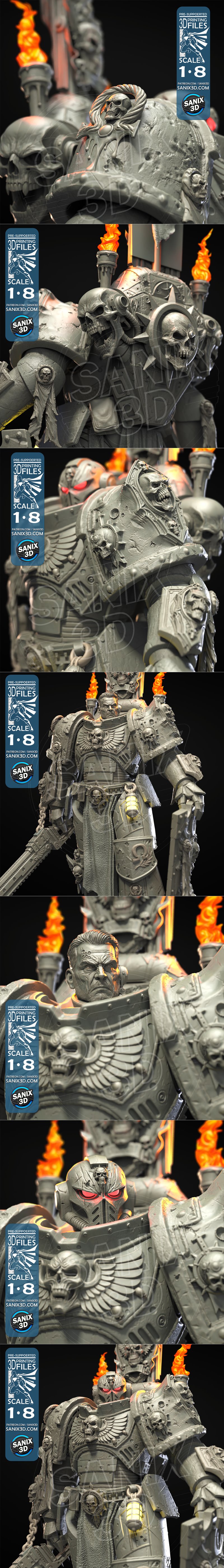 Sanix 3D打印模型：战机骑士星际战士|Sanix – War Machine – Star Knight – 3D Print Model STL