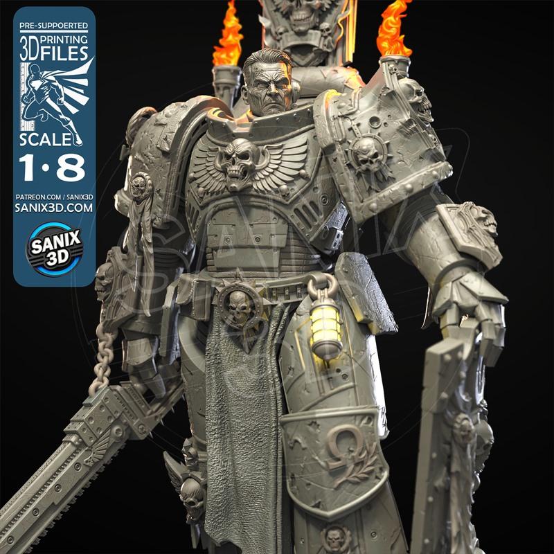 Sanix 3D打印模型：战机骑士星际战士|Sanix – War Machine – Star Knight – 3D Print Model STL