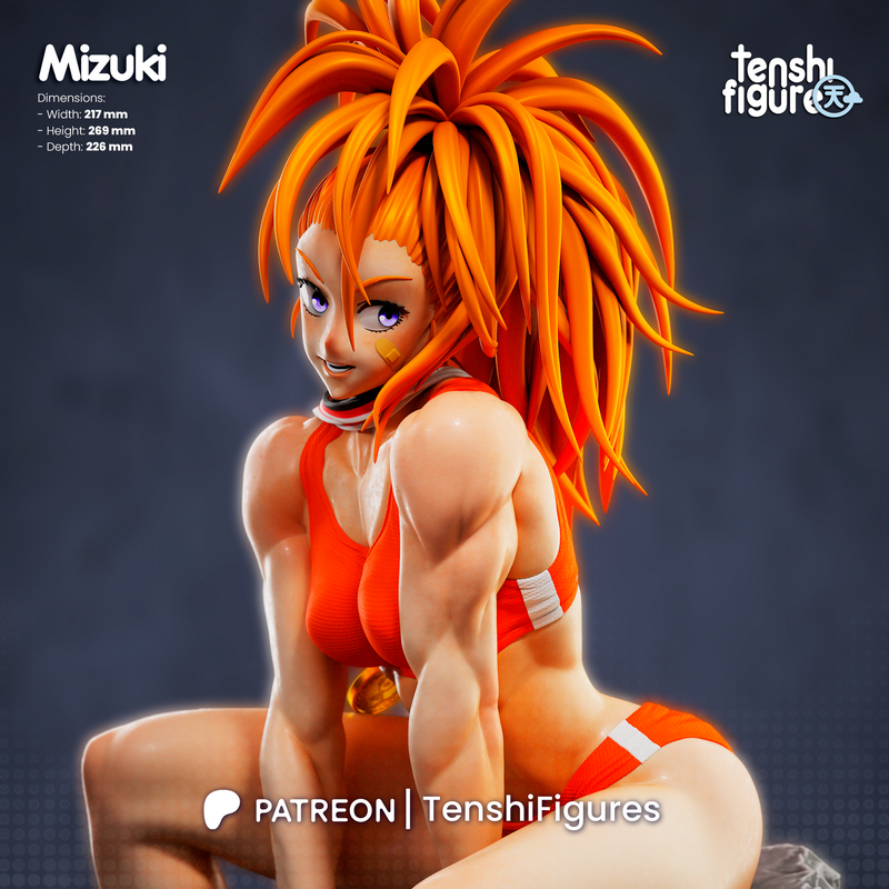 一拳超人 米玉 Captain Mizuki 3D打印模型|Tenshi Figure – Captain Mizuki – One Punch Man – 3D Print Model