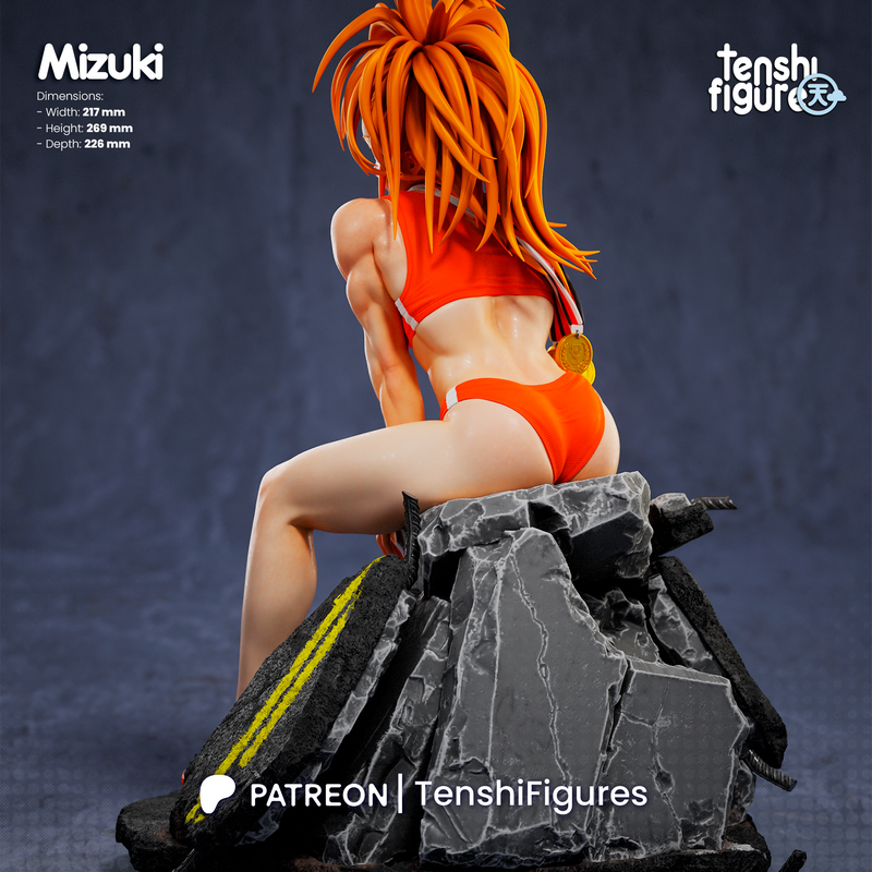 一拳超人 米玉 Captain Mizuki 3D打印模型|Tenshi Figure – Captain Mizuki – One Punch Man – 3D Print Model