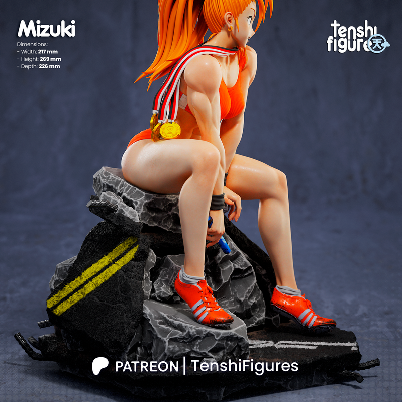 一拳超人 米玉 Captain Mizuki 3D打印模型|Tenshi Figure – Captain Mizuki – One Punch Man – 3D Print Model