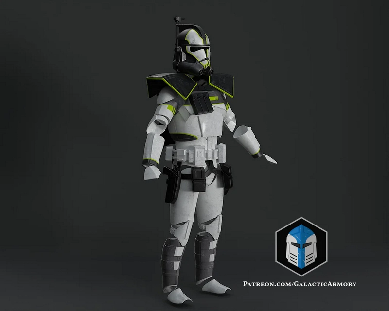 银河军械库——ARC克隆兵装甲配件 3D打印模型|Galactic Armory – ARC Clone Trooper Armor Accessories – 3D Print Model
