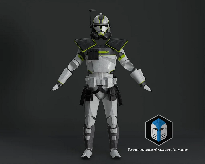 银河军械库——ARC克隆兵装甲配件 3D打印模型|Galactic Armory – ARC Clone Trooper Armor Accessories – 3D Print Model