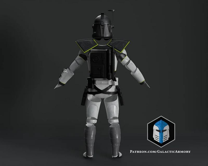 银河军械库——ARC克隆兵装甲配件 3D打印模型|Galactic Armory – ARC Clone Trooper Armor Accessories – 3D Print Model