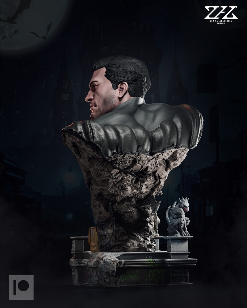 ZEZ工作室 Batman 3D打印模型|ZEZ Studios – Batman Bust – 3D Print Model