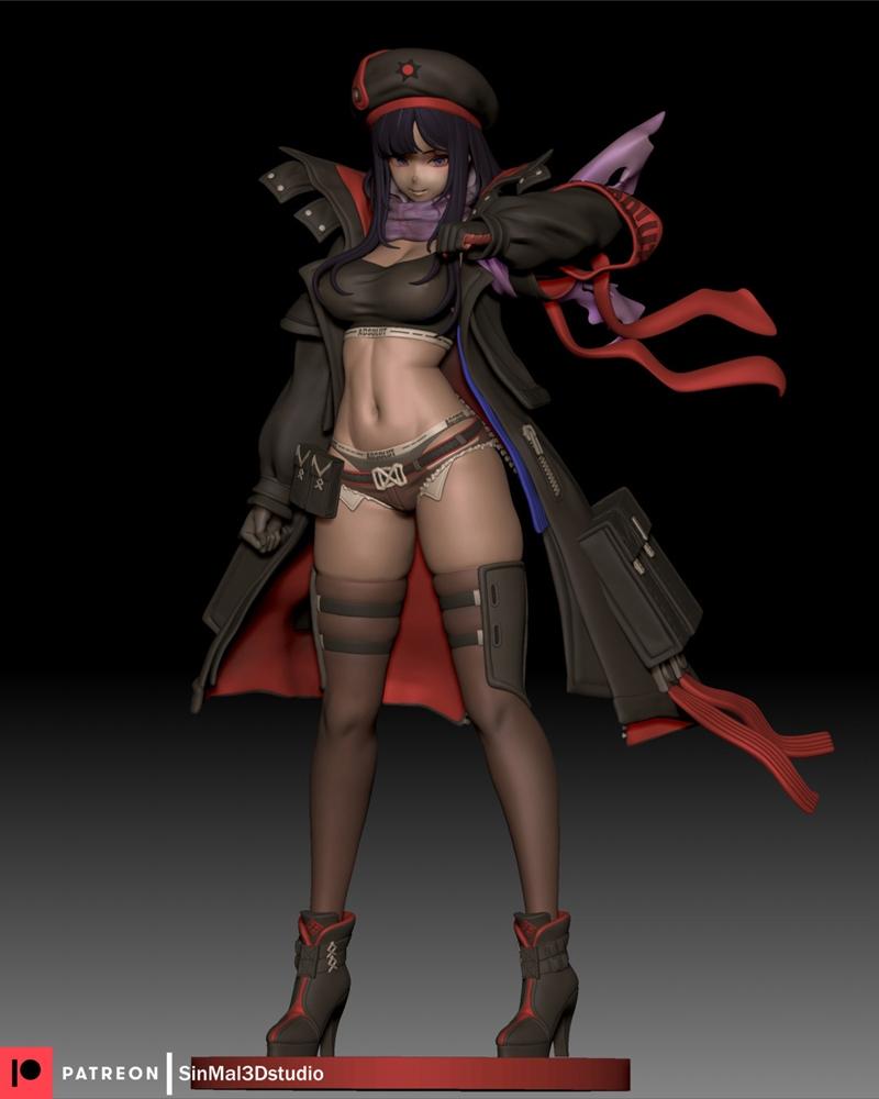 Sin3D工作室 - NIKKE艾恩花 - 3D打印模型 STL|Sin3Dstudio – NIKKE – Eunhwa – 3D Print Model STL