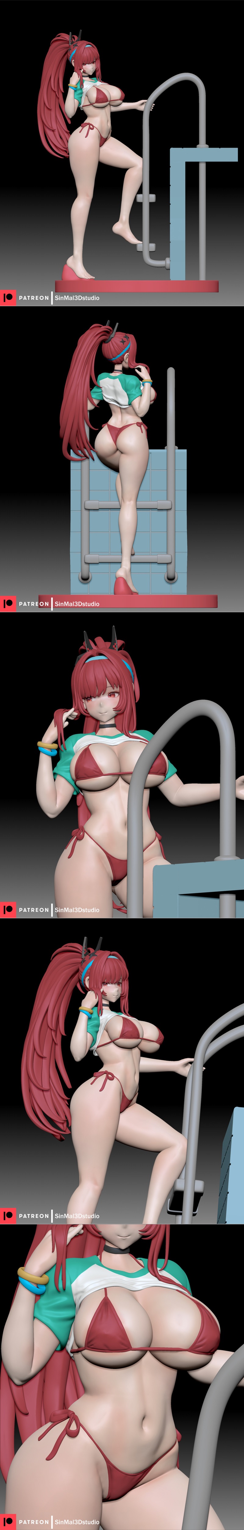 Sin3D工作室 - NIKKE - Rapi 3D打印模型|Sin3Dstudio – NIKKE – Rapi – 3D Print Model STL