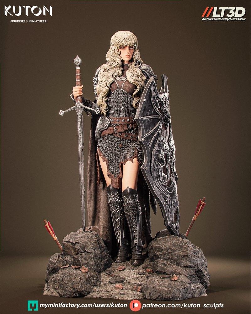 Kuton出品 亚尔丁3D打印模型|Kuton Figurines – Ardyn – 3D Print Model STL