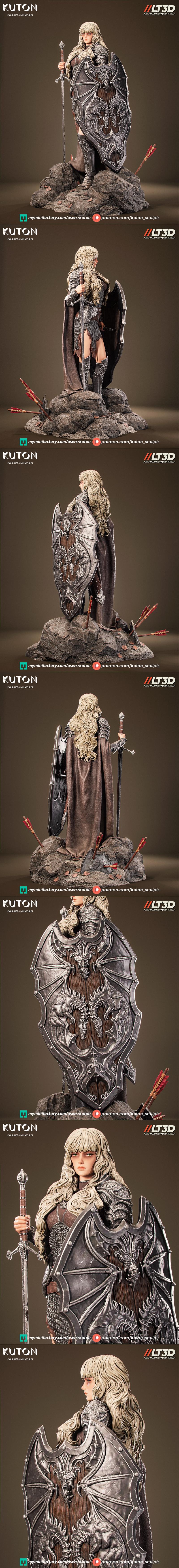 Kuton出品 亚尔丁3D打印模型|Kuton Figurines – Ardyn – 3D Print Model STL