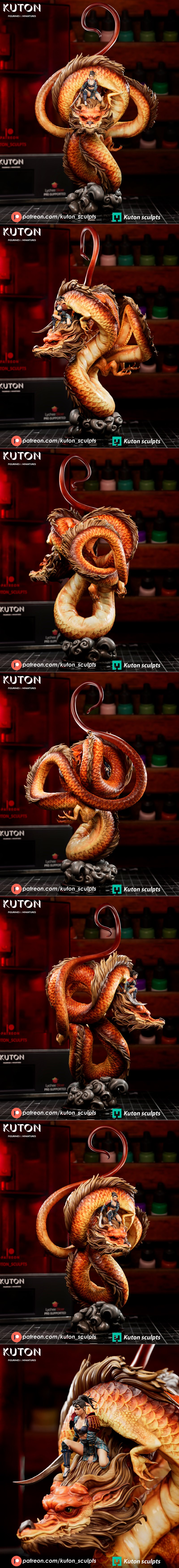 Kuton Ember Rider 3D打印模型|Kuton Figurines – Ember Rider – 3D Print Model STL