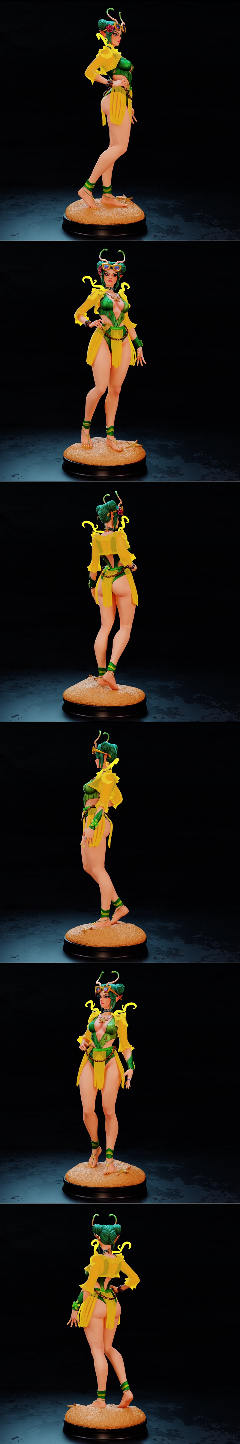 BrunoArt3D - 夏季皮肤奇迹 对战角色 3D打印模型|BrunoArt3D – Mantis Summer Skin Marvel Rivals – 3D Print Model STL