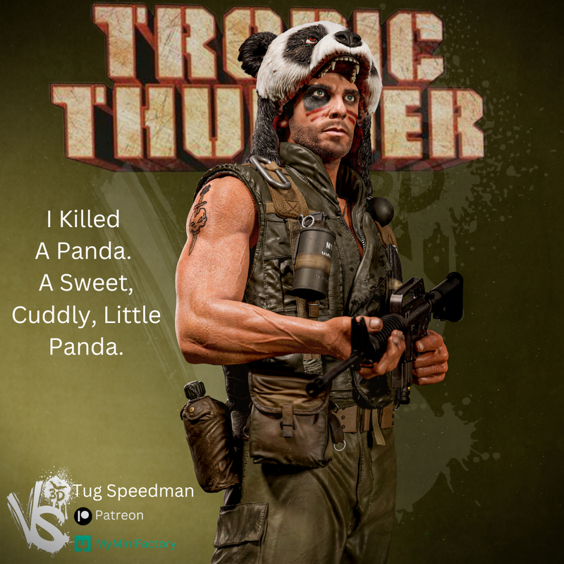 VS3D - 速度与激情：热带暴风雨3D打印模型|VS3D – Tug Speedman – Tropic Thunder – 3D Print Model