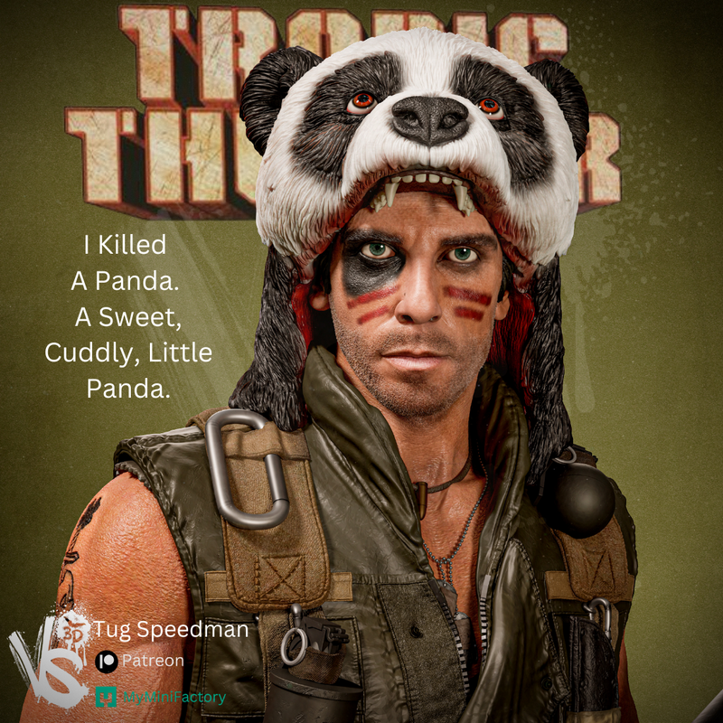 VS3D - 速度与激情：热带暴风雨3D打印模型|VS3D – Tug Speedman – Tropic Thunder – 3D Print Model