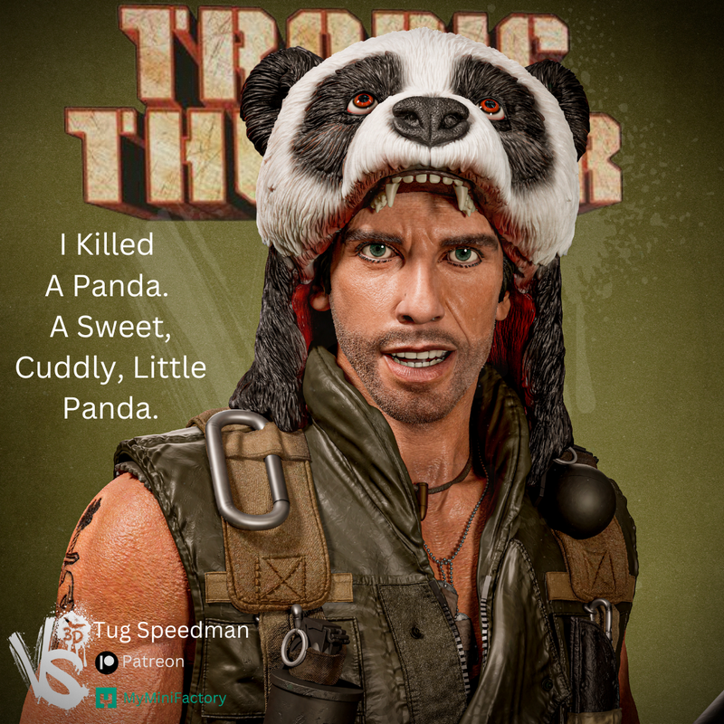 VS3D - 速度与激情：热带暴风雨3D打印模型|VS3D – Tug Speedman – Tropic Thunder – 3D Print Model