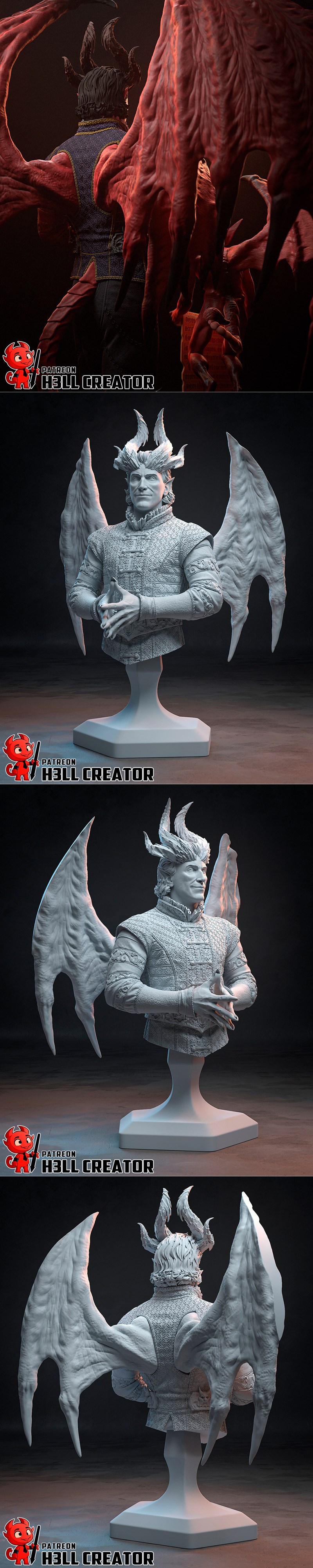 H3LL创作者 - 里奥 - 3D打印模型|h3LL creator – Raphael – 3D Print Model STL