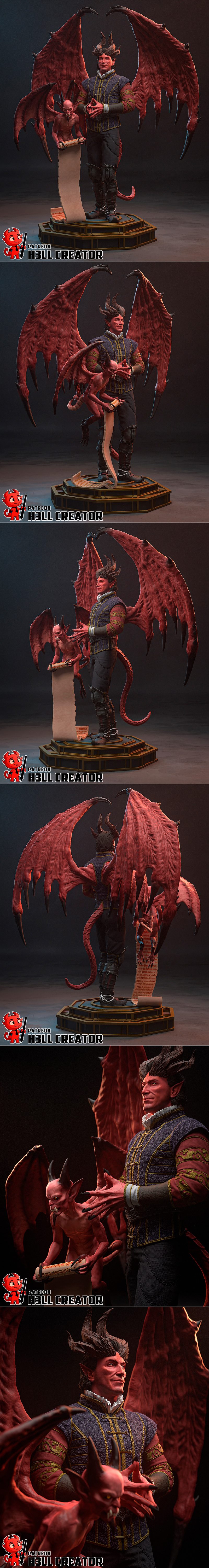 H3LL创作者 - 里奥 - 3D打印模型|h3LL creator – Raphael – 3D Print Model STL