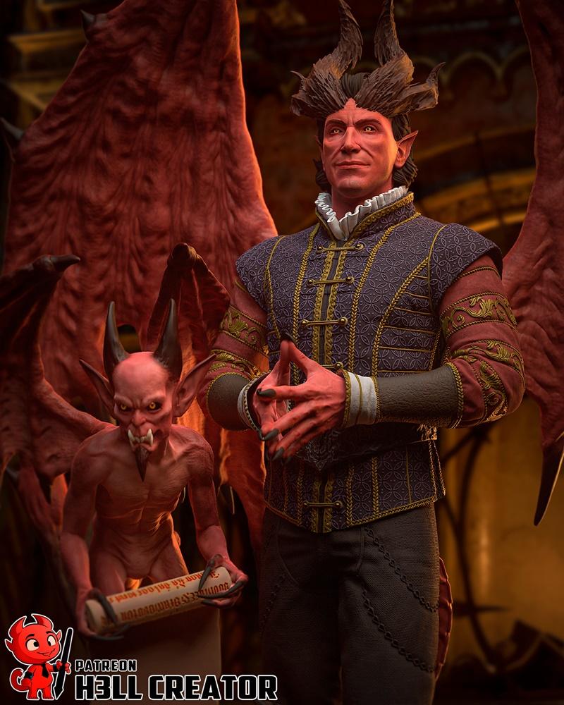 H3LL创作者 - 里奥 - 3D打印模型|h3LL creator – Raphael – 3D Print Model STL