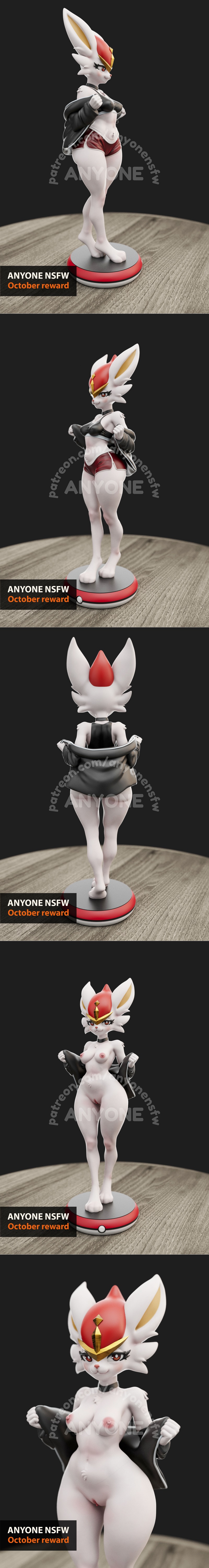 Cinderace 3D打印模型|AnyoneNSFW – Cinderace – 3D Print Model STL