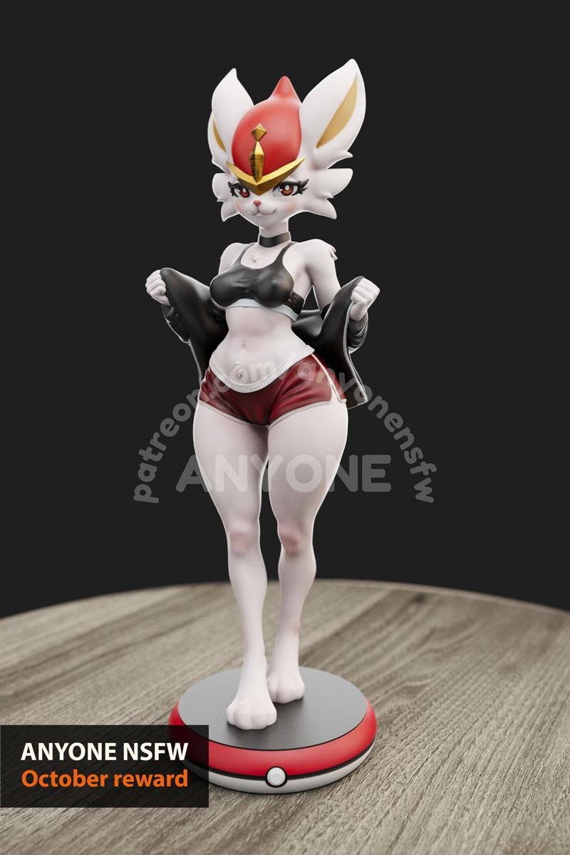 Cinderace 3D打印模型|AnyoneNSFW – Cinderace – 3D Print Model STL