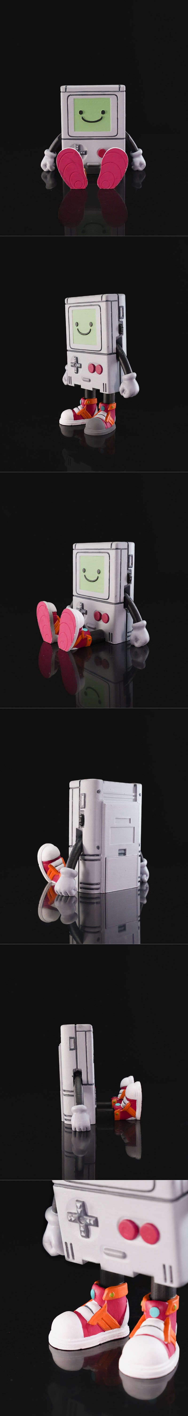 可打印3D模型：Boombox机械音箱|Articulated Boombox – 3D Print Model STL