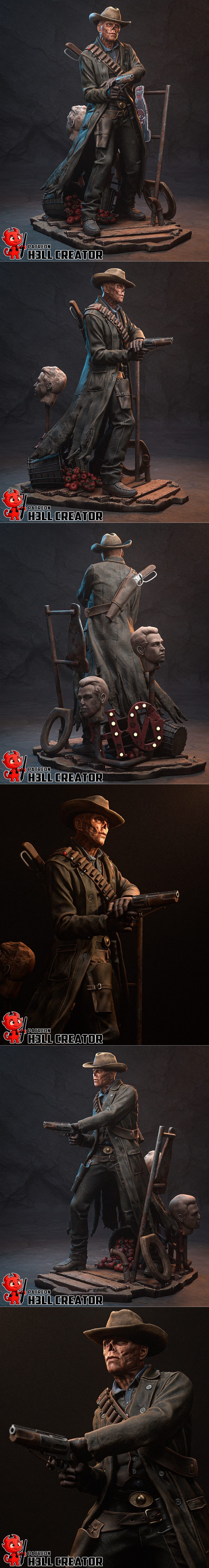 H3LL creator——鬼魂——3D打印模型|h3LL creator – Ghoul – 3D Print Model STL