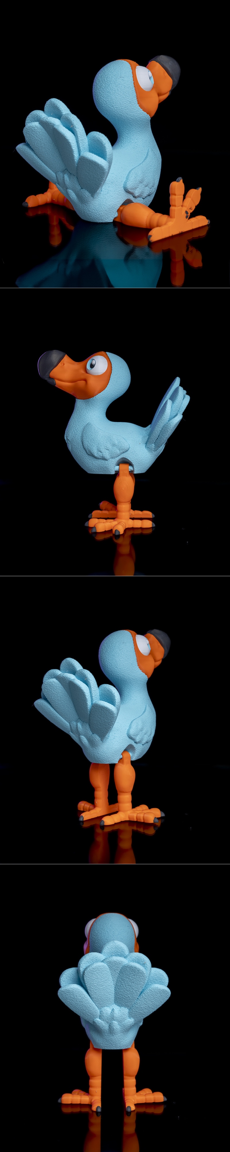 三维打印模型：恐鸟造型艺术设计|Articulated Dodo – 3D Print Model STL