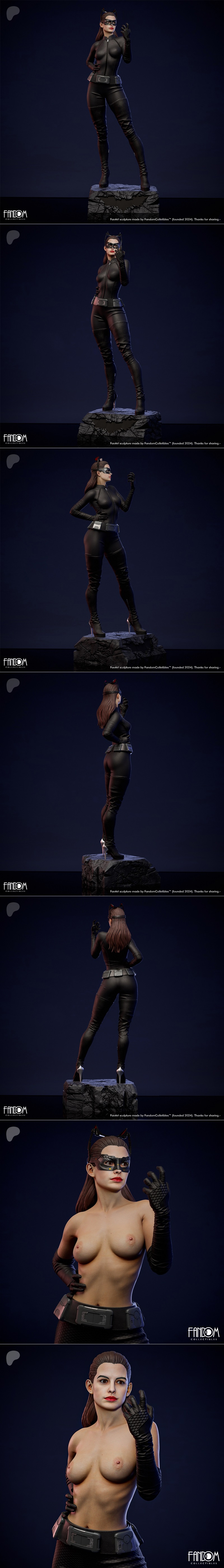 猫女3D打印模型|Fandom Collectibles – Catwoman – 3D Print Model STL
