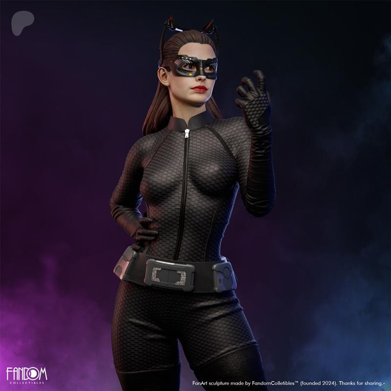猫女3D打印模型|Fandom Collectibles – Catwoman – 3D Print Model STL