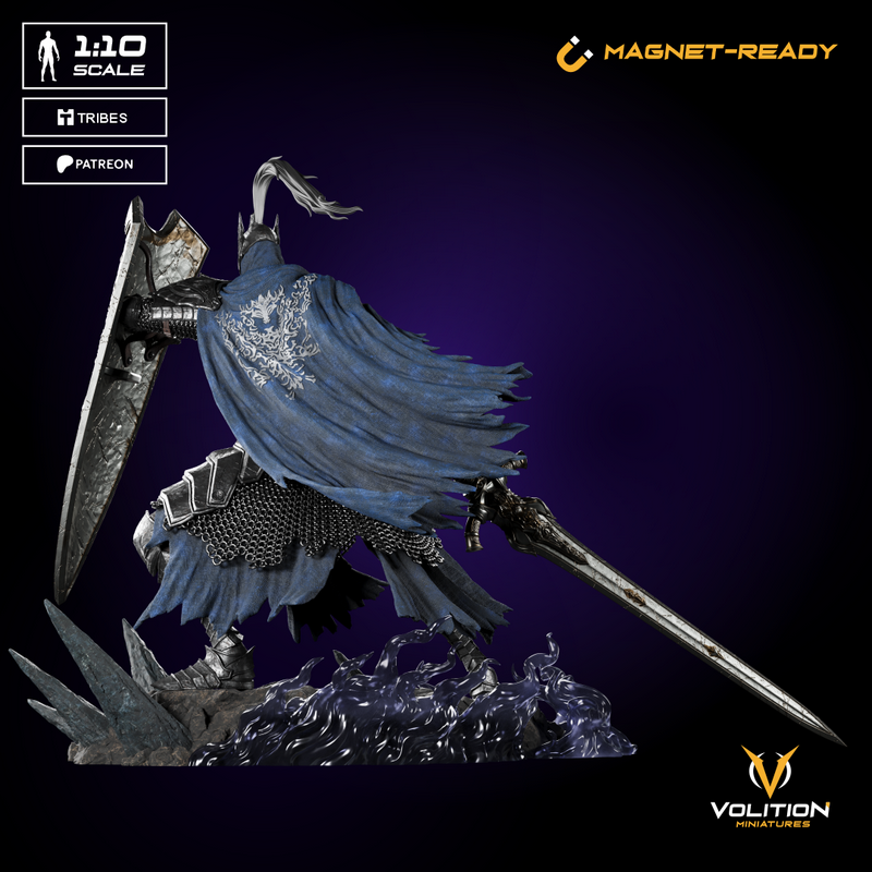 Volition Miniatures - Artorias - 黑魂 - 3D打印模型|Volition Miniatures – Artorias – Dark Souls – Fan Art – 3D Print Model